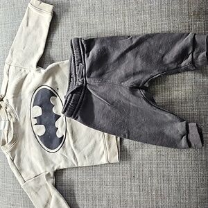 H&M x dc batman 2 piece outfit 4-6m